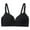 Black, variant on Elainilye Fashion Womens Bras Gathered Support Bra Wirefree Seamless Bra With Detachable Shoulder Straps Daily Bra,Green