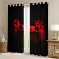 thumbnail image 2 of Games Room Darkening Curtain Red Gaming Console Window Curtain For Bedroom Video Game Gamepad Window Curtain Teens Hipster Gamer Game Controller Not Blackout Drapes,38"Wx54"L, 2 of 7