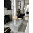 thumbnail image 6 of BETACH Genuine Marble Block Coffee Table - Carrara Marble, 6 of 9
