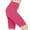 -Pink, variant on Kuda Moda Women 3 inch High Waist Bike Short Biker Shorts Ultra Soft Peach Skin Yoga Sports Legging Pants