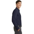 thumbnail image 3 of Port Authority Dimension Knit Dress Shirt-3XL (Dark Navy), 3 of 6