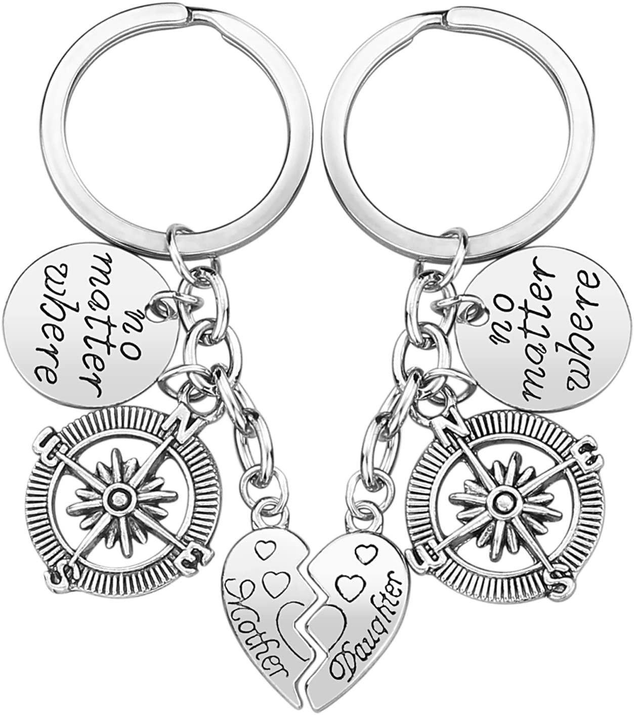 Mother and daughter keyring bagcharm birthday Christmas mother's day wedding 671 