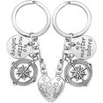 thumbnail image 1 of Llavero de regalo para madre e hija, 2 piezas, juego de regalo para madre e hija para cumpleaños, Navidad, regalos para mamá, regalos para hija, joyería para madre e hija, regalos para el día de la m Namotu WMZL-1655, 1 of 7