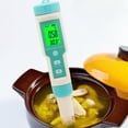 thumbnail image 3 of TFixol Handheld Portable Water Quality Tester 7 In 1 PH Total Dissolved Solids EC ORP Salinity S.G Temperature Testing IP67 Waterproof ℃/℉ Units Conversion Automatic Temperature Compensation, 3 of 7