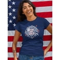 thumbnail image 2 of 4Th Of July Rubber Seal T-Shirt Women -Image by Shutterstock, Female x-Large, 2 of 4
