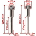 thumbnail image 5 of Hojas de sierra para taladro rotativo de 8 piezas, hojas de corte de rueda de disco de sierra de acero con mandril de vástago recto de 1/8 "para herramientas rotativas (herramientas eléctric, 5 of 5