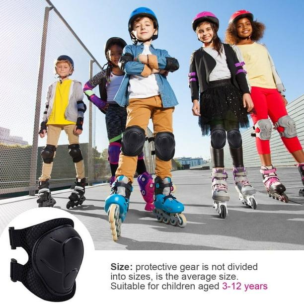 Protection Roller Enfant Fille 10 12 Ans Équipement De Protection - CHEVILLERE - 6 Pièces - Genouillères - Coudières - Pour Enfants Protection Velo Enfant 3 Ans