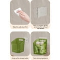 thumbnail image 6 of Leodye Wall Mounted Storage Basket Clear Plastic Organizer for Kitchen and Dining Room Versatile Hanging Storage Bin Freshness Maintenance Design, 6 of 6