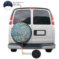 thumbnail image 4 of KAKALAD Beautiful Van Gogh Spare Tire Cover Universal Car Vehicle Tools For Rv SUV Truck Camper Travel Trailer Accessories Buckle 14” Inch, 4 of 6