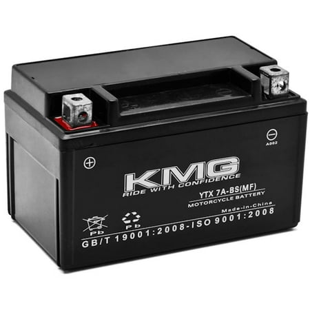 High Performance Fat - KMG Honda 200 TR200 Fat Cat 1987 YTX7A-BS Sealed Maintenace Free Battery High Performance 12V SMF OEM Replacement Maintenance Free Powersport Motorcycle ATV Scooter Snowmobile KMG