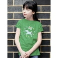 thumbnail image 2 of Clock Hours W Unicorn T-Shirt Juniors -Image by Shutterstock,  x-Large, 2 of 4
