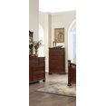 thumbnail image 4 of Vintage Formal Brown 6pc Bedroom Set Est king Size Bed Dresser Mirror Chest 2x Nightstands Furniture Floral Design HB FB, 4 of 6