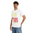 thumbnail image 5 of DJH Apparel | Out Here Walking By Faith Christian Unisex T-shirt, 5 of 7