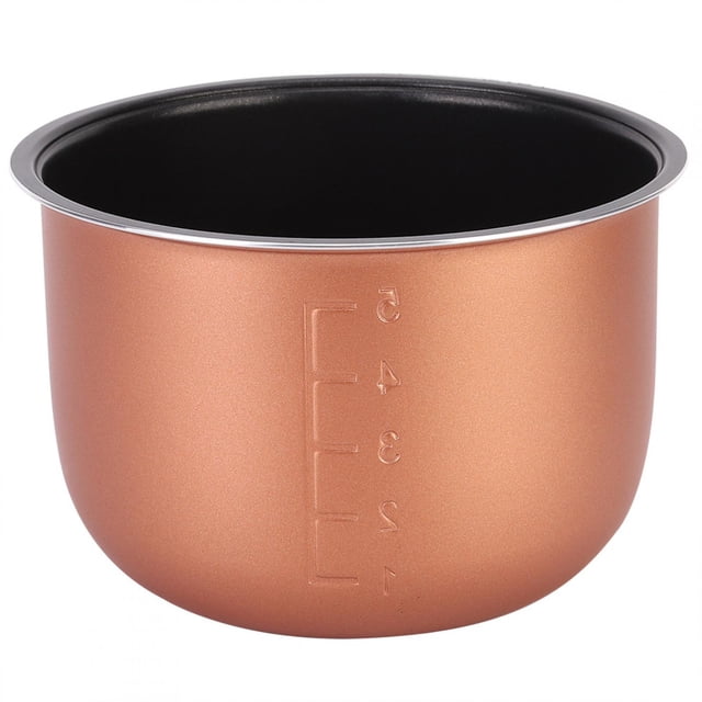 Non-stick Inner Cooking Pot Liner, Inner Cooking Pot Paint Rice Cooker Inner Container, 6.2 X 4.1 In Heat for Restaurant