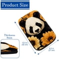 thumbnail image 4 of Panda Furry Printed Armrest Cover Mat Car Armrest Accessory Soft Comfortable 12.5x8.2 Inch, 4 of 6