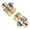 gold, variant on YingYouFu Heavy-Duty Aluminum Garden Hose Repair Kit,Hose Splice, 3/4" Rust-Proof Connector Set with Stainless Clamps, Universal Fits for 16mm OD Hoses (Male/Female Mender), gold