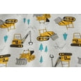 thumbnail image 2 of FEDPOP Boys Sweatshirts Cotton Tops Long Sleeve Crewneck Excavator Kids Clothes 7T, 2 of 7