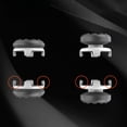 thumbnail image 4 of husxh Enhanced Thumb Grip Caps Kit 1 High-Rise 1 Mid-Rise Thumbsticks Caps Non-Slip Thumb Stick Grip Cap for PS5 Portal for PS5 Playstation Portal Remote Player, 4 of 9