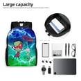 thumbnail image 2 of Invader Zim Backpacks Casual Daypacks Student Book Bag Printing Satchel Rucksack Lightweight Schoolbag, 2 of 8