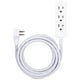 thumbnail image 1 of Protector contra sobretensiones Power Strip GE, 3 salidas, 8 pies, 250 J, blanco, 1 of 7