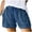 204Light blue918, variant on CAIVO Women Plus Sizes Comfy Drawstring Splice Casual Elastic Waist Pocketed Loose Shorts Classic Summer Outdoor Work Solid Color Bottoms