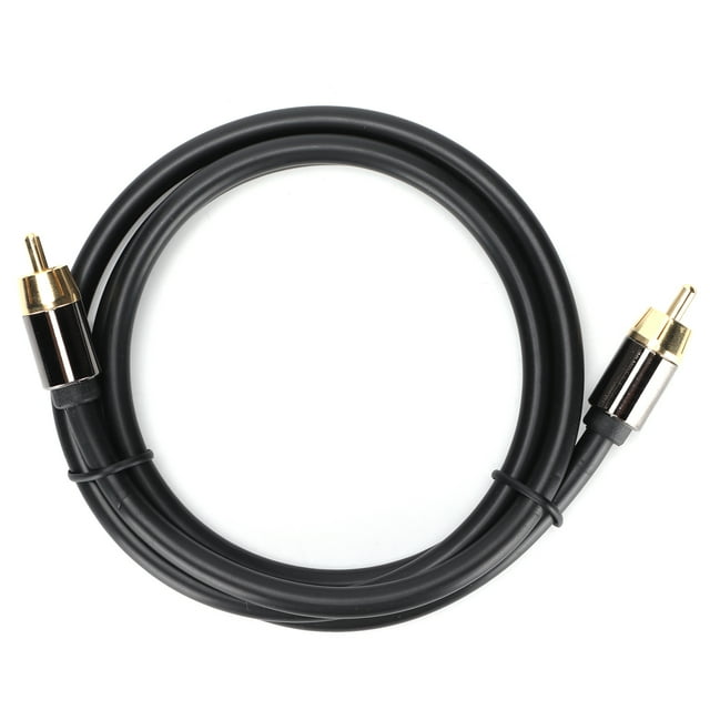 Cable coaxial RCA Cabeza de cobre puro macho a conector RCA macho Cable de audio coaxial