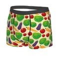 thumbnail image 2 of Wukai Vegetable Print Men’s Underwear Breathable Boxer Briefs,&nbsp;Moisture Wicking & Breathable-Medium, 2 of 7