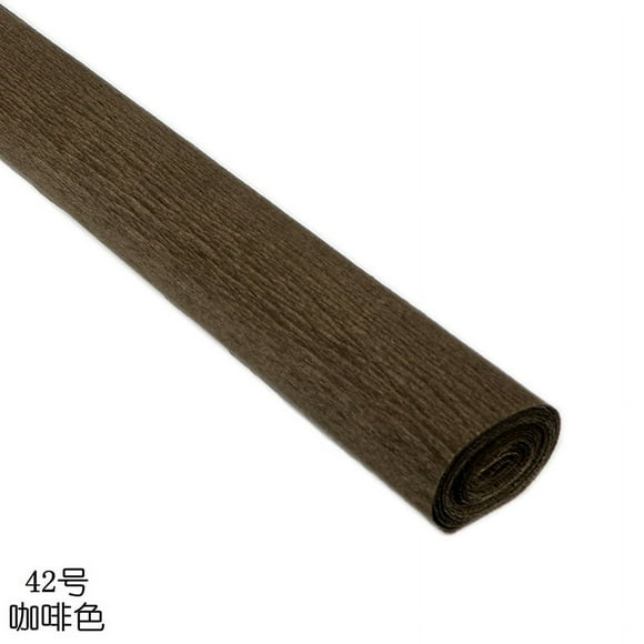 Zhuge Premium Italian Crepe Paper Roll Heavy-Weight 180 Gram,Coffee