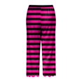 thumbnail image 4 of Blphud Leisure Pants Set for Women Womens Casual Pants Womens Trouser with Pocket Straight Tube Loose Stretch Pants Pants Fitted Stripe Dpants for Women Summer Pants for Women 2024 Long Trousers, 4 of 5