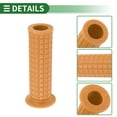 thumbnail image 5 of Unique Bargains 1" 25mm 1.1" 28mm Universal Motorcycle Hand Grips Cover Non Slip TPU Handlebar End Grips for Motorcycle Scooter Bicycle ATV Brown Yellow 1 Pair, 5 of 7