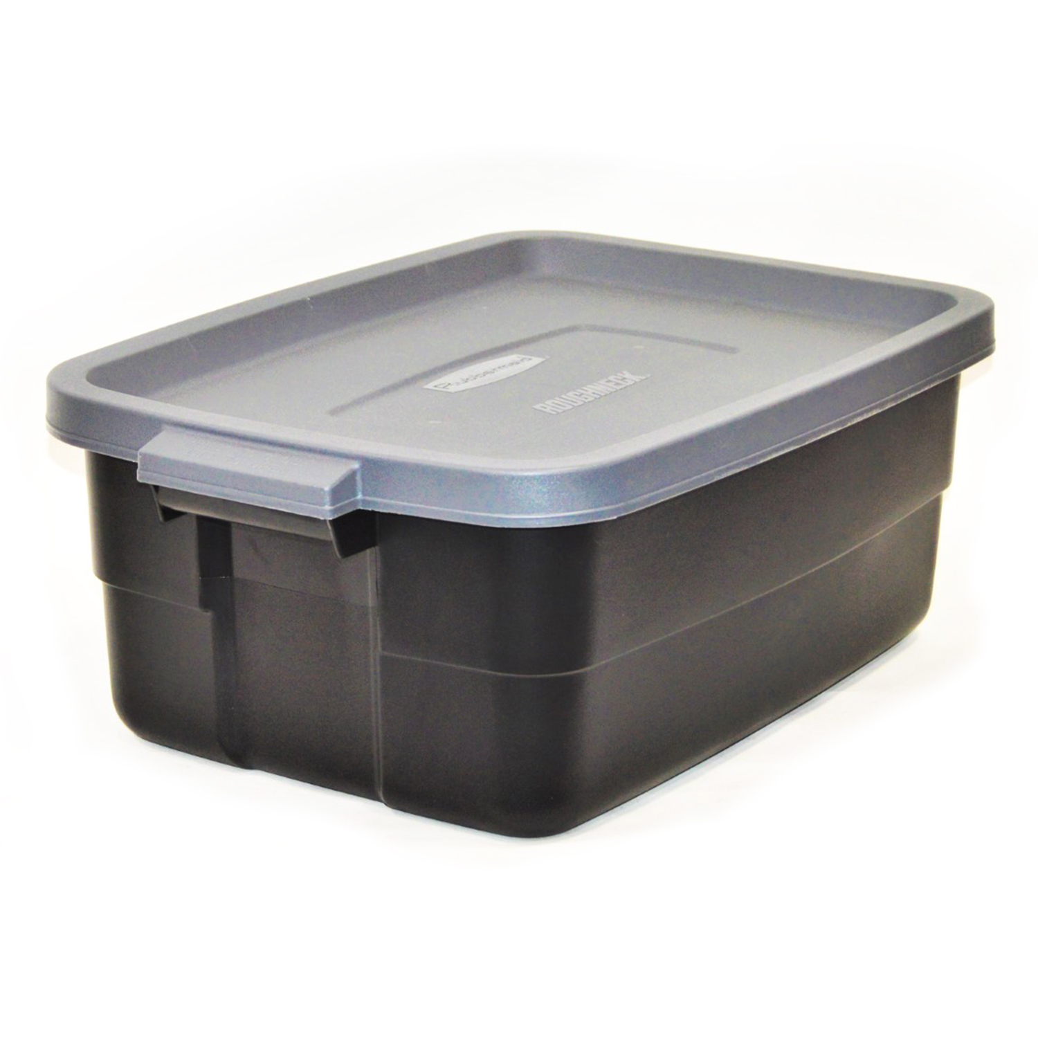 Rubbermaid Roughneck Tote 10 Gal Storage Container, Black/Gray (6 Pack) - image 2 of 7