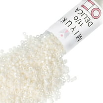 Miyuki Delica Seed Beads – Size 11/0 (1.6 mm), DB0203, Ceylon Lt. Yellow, 7.2 g, Approx. 1440 Beads