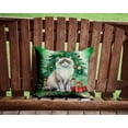 thumbnail image 2 of Carolines Treasures DAC7249PW1414 14 x 14 in. Ragdoll Cat by the Christmas Tree Throw Pillow, 2 of 5