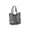 Black, variant on Luckky Black White Gingham Ruffle Tote Bag, Drawstring Checkered Canvas Shoulder Handbag, Casual Lightweight Shopping Bag for Women Daily Travel Beach Work