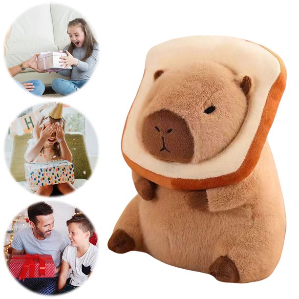 Soft Capybara Ornament Fluffy Simulación Muñecas Lindo Peluche Reutilizable para Adultos Regalo Acción Gracias