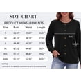 thumbnail image 6 of MOSHU Plus Size Crewneck Sweatshirts for Women Decorative Buttons Long Sleeve Shirts Fashion Pullover Womens Sweatshirts Fall Tops, 6 of 11