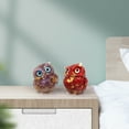 thumbnail image 4 of VEAREAR Owl Ornament Manual Drip Adhesive Faux Crystal Vivid Owl Animal Figurine for Home, 4 of 8