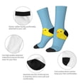 thumbnail image 3 of Logiee Cute Ducky Print Adult Socks for Men & Women,Calf Socks, Ankle Socks,Boots Socks,Breathable Casual Sock,Unisex Crew Socks, 3 of 6