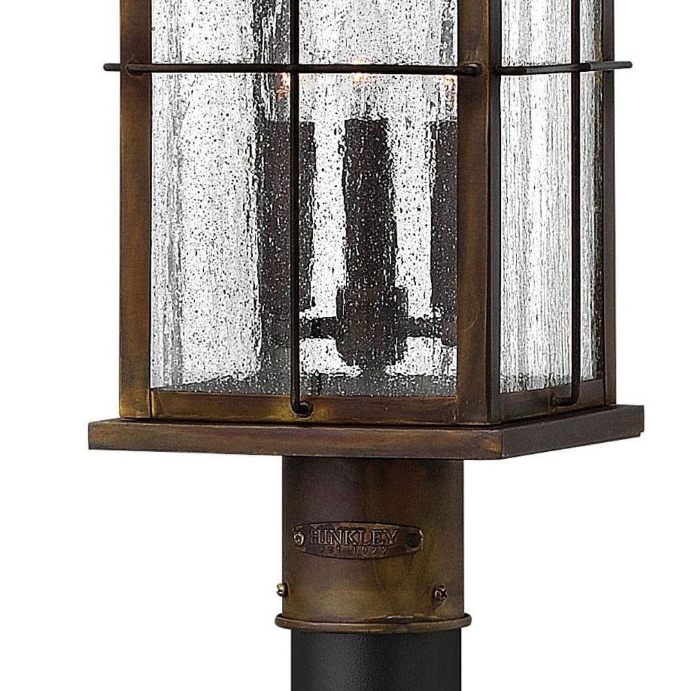 Hinkley Lighting - Three Light Post Top/ Pier Mount - Outdoor - Bingham - 3