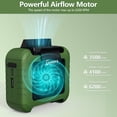 thumbnail image 4 of Ventilador de cintura CHARMP portátil con batería de 6000 mAh, 16 horas de funcionamiento, 4 of 8