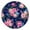 Pioneer Flower Floral-2, variant on Pioneer Flower Floral Print Pattern Round Fitted Tablecloth with Elastic Edge,Dining Table Cover Waterproof,Outdoor Round Tablecloth for Camping,Dining,Indoor and Outdoor