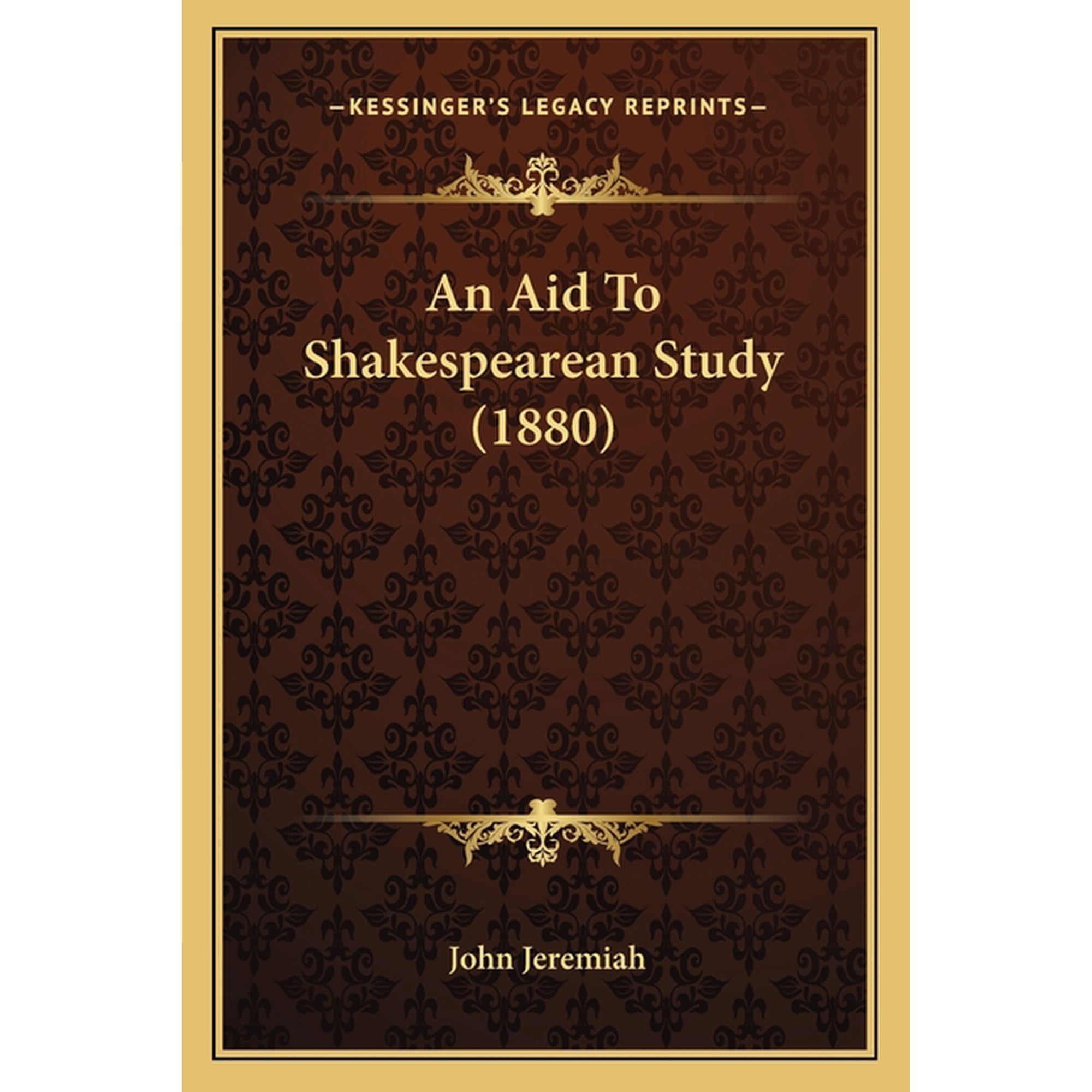 An Aid To Shakespearean Study (1880) (Paperback)