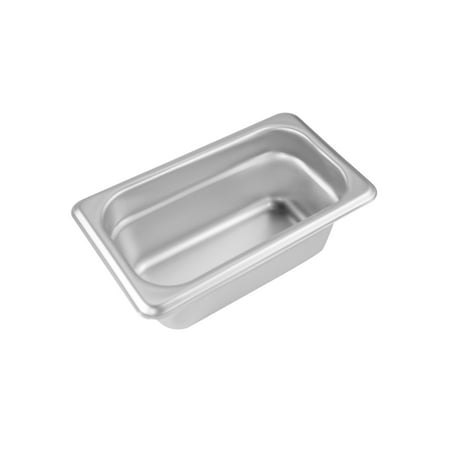 

Anti-Jam Steam Table Pan Stainless Steel 1/9 24 Gauge 2-1/2 Stainless Steel Silver 32 packs