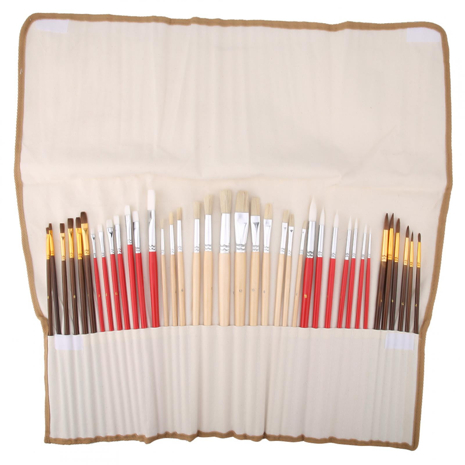 Nylon Hair Paint Brush Set 38pcs Drawing Pen Oilbrush Kit, Paint Brush Set, Body Face Painting