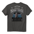 thumbnail image 3 of Chevrolet Pickup American Tough Since 1918 USA Flag Shirt Gray Official Licensed (L), 3 of 4