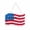 A2, variant on 17.72in Burlap Patriotic Wreath, Rustic Farmhouse Style Garland, Independence Day Front Door Wall Hanging Ornament for Outdoor Holiday Festival Decoration