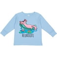 thumbnail image 3 of Inktastic Relaxolotl- Cute Axolotl on Summer Vacation Boys or Girls Long Sleeve Toddler T-Shirt, 3 of 5