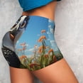 thumbnail image 4 of Naloa Joyful Animated Bird Biker Shorts for Women Seamless Scrunch Short Women’s Yoga Shorts for Gym Running Sport Shorts-XX-Large, 4 of 8