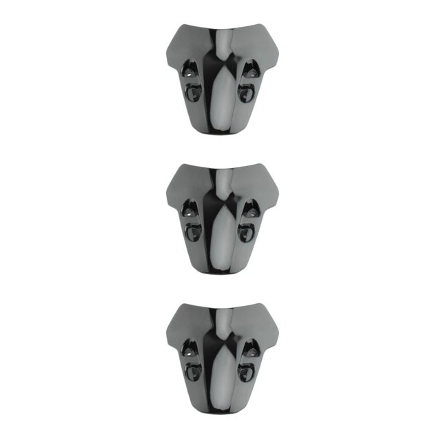Maytalsory Enjoy -free Ride With High Performance Air Wind Screen Deflector Sturdy black 3Set