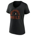 thumbnail image 2 of Women's Black Philadelphia Flyers Shout Out V-Neck T-Shirt, 2 of 3